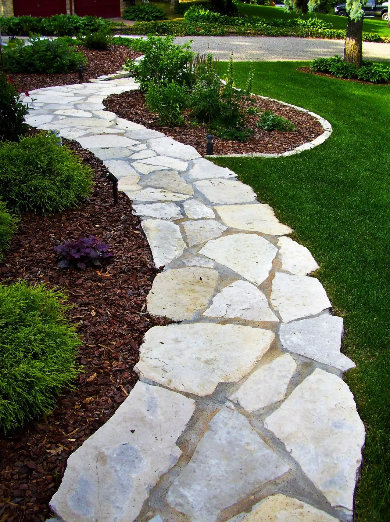 Natural Stone Patios Custom Construction Services Minneapolis Concrete Landscaping Contractor
